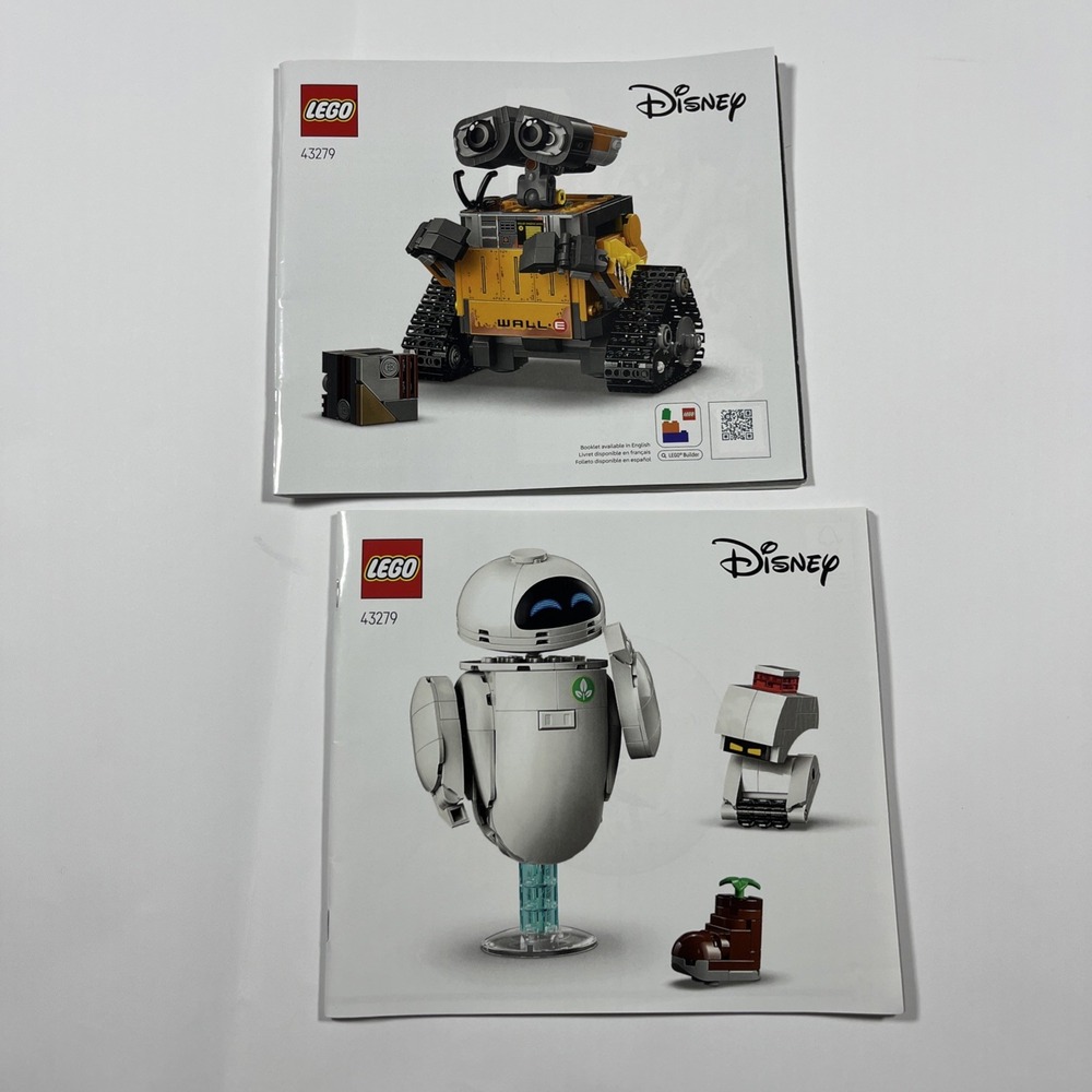 LEGO 43279 Instructions Only, WALL-E and EVE, 2 Booklets
